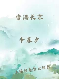 雪满长京